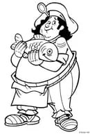 Piet Piraat kleurplaat 3